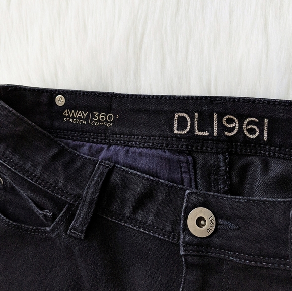 DL1961 'Jessica' Low Rise Y2K Style Black Skinny Jeans | Size 28 - Picture 7 of 14